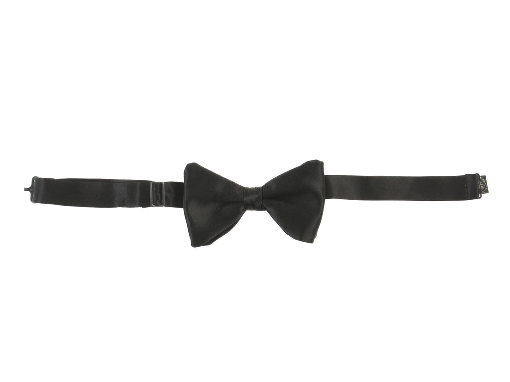Dion Black Silk Bow Tie