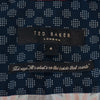 Ted Baker Pink on Navy Blue Floral Short Sleeve Shirt
