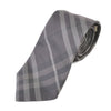 Burberry Slate Purple on Grey Nova Check Tie