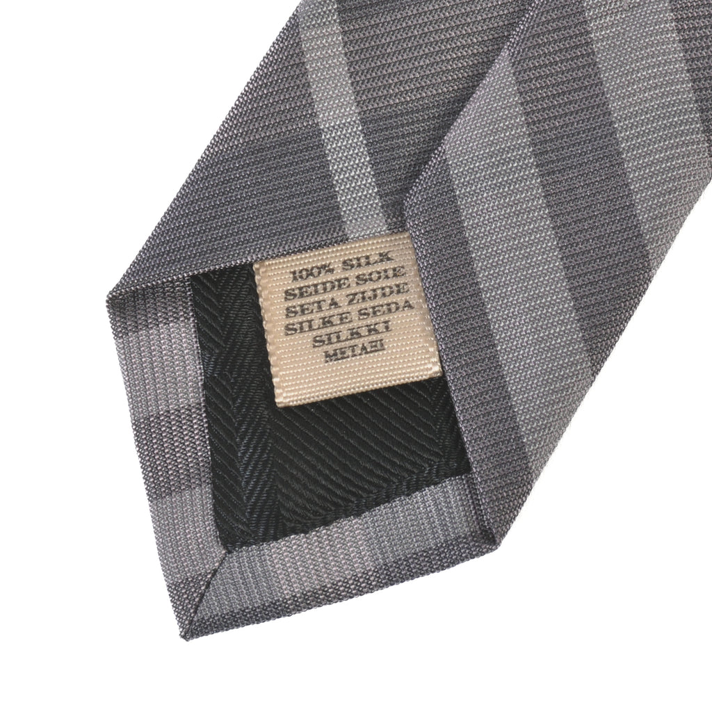Burberry Slate Purple on Grey Nova Check Tie