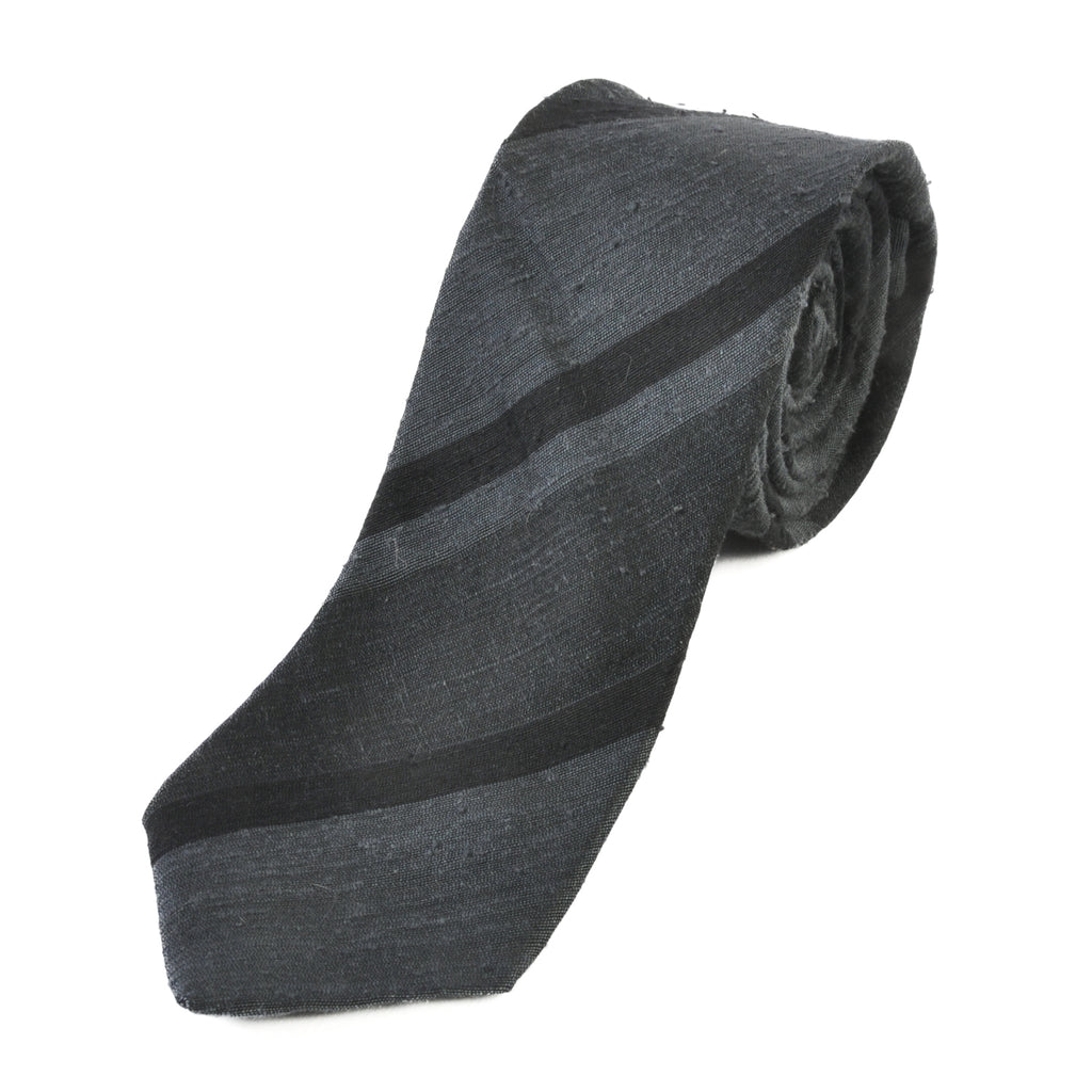 Burberry Slate Purple on Grey Nova Check Tie