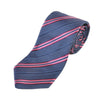 Hugo Boss Pink on Blue Striped Tie