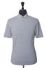 SuitSupply Grey Cotton Silk Polo Shirt