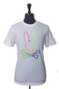 Psycho Bunny White Embroidered Pima Cotton T-Shirt