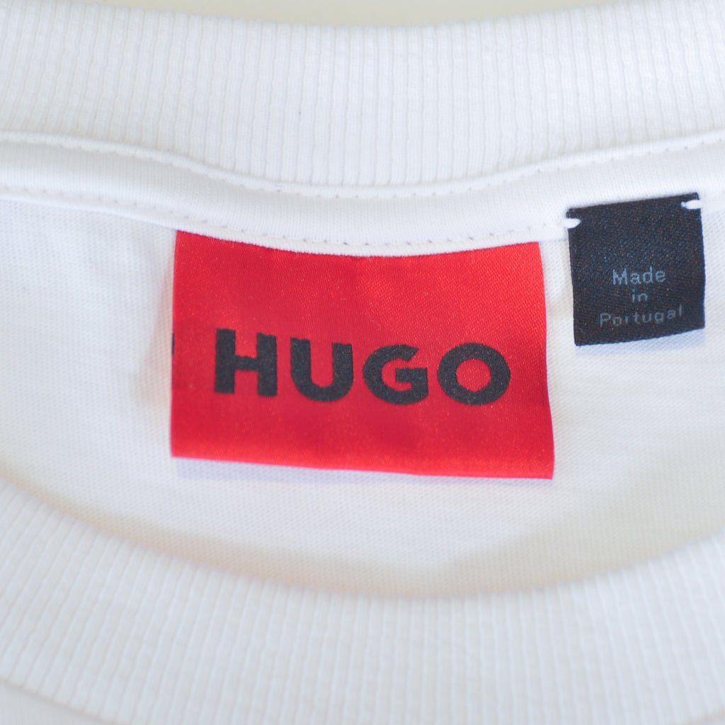 Hugo Boss White Human Pride Drain T-Shirt