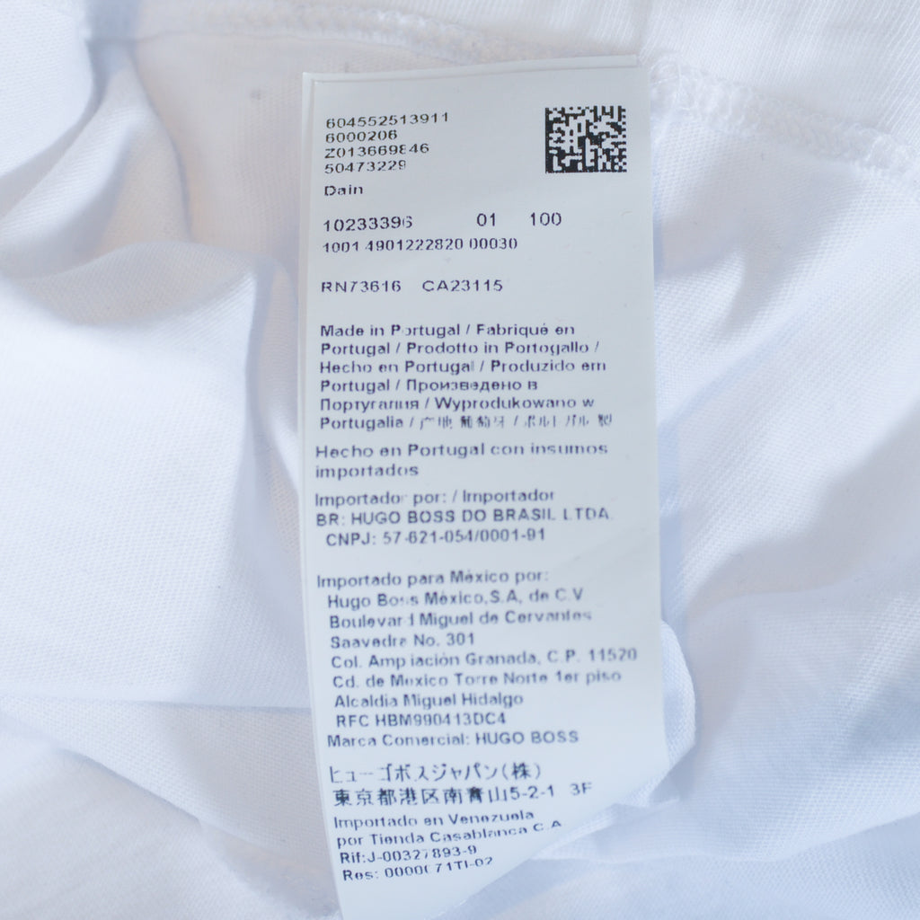 Hugo Boss White Human Pride Drain T-Shirt