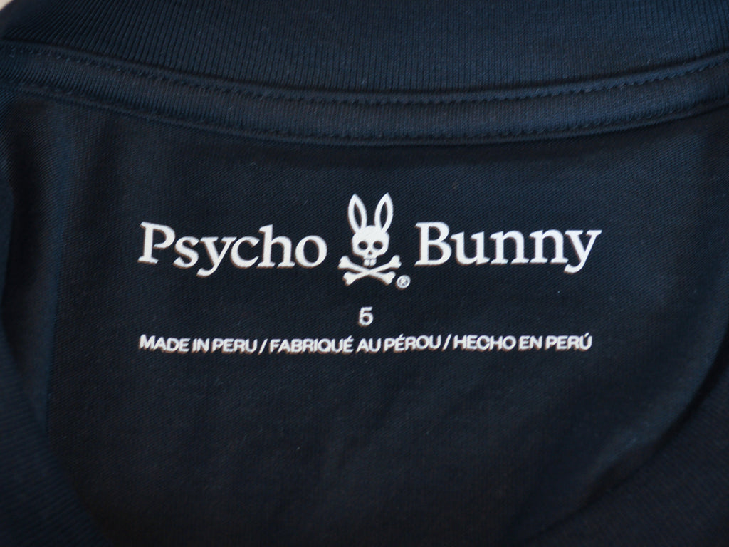 Psycho Bunny Black Pima Cotton T-Shirt