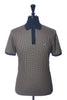 Rag & Bone Golden Yellow Print Polo Shirt