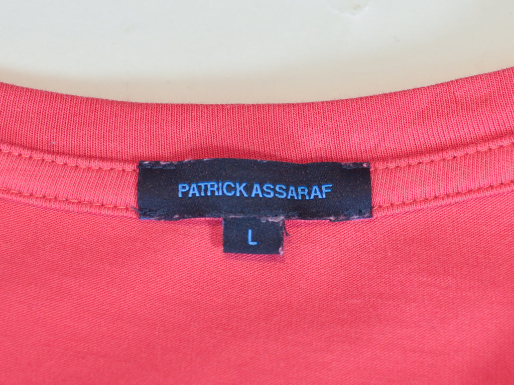 Patrick Assaraf Coral Red T-Shirt