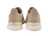 Zegna Couture Light Brown Canvas Triple Stitch Sneakers