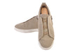 Zegna Couture Light Brown Canvas Triple Stitch Sneakers