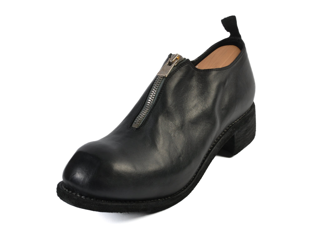 Guidi Black Zip Shoes