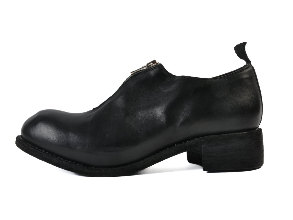 Guidi Black Zip Shoes