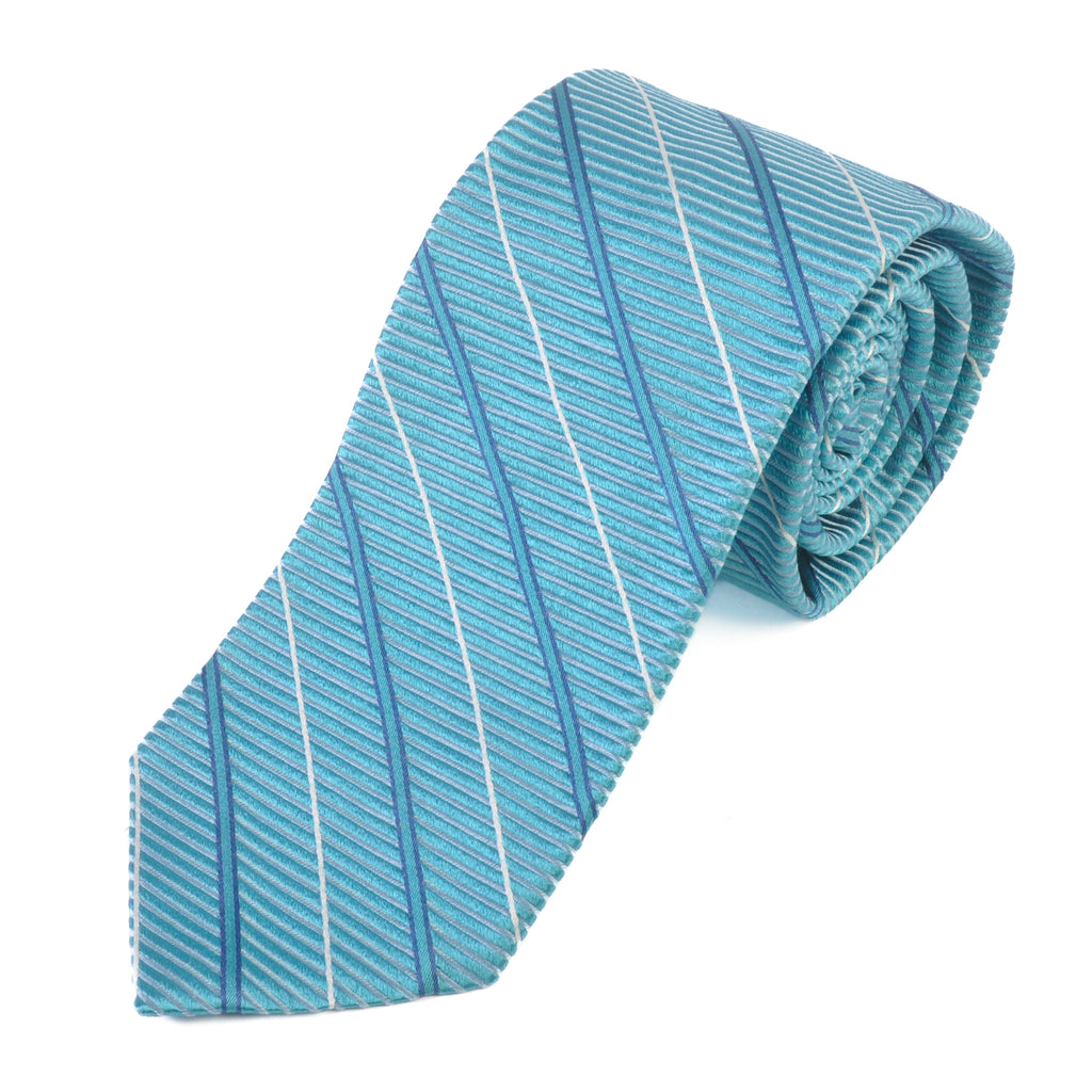 Faconnable Blue Striped Tie