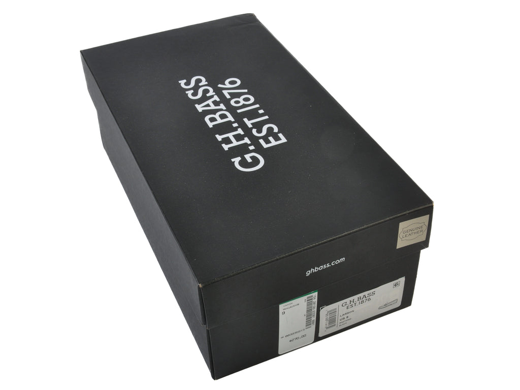 G.H. Bass Black Larson Loafers