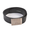 J.Lindeberg Black Textured Leather Belt