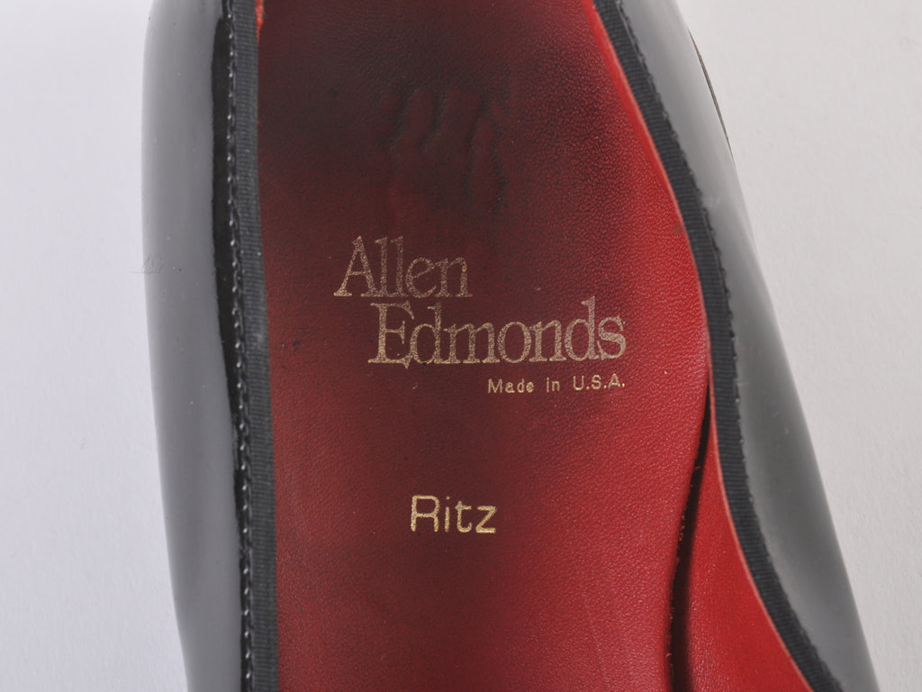 Allen Edmonds Black Patent Leather Ritz Opera Pumps