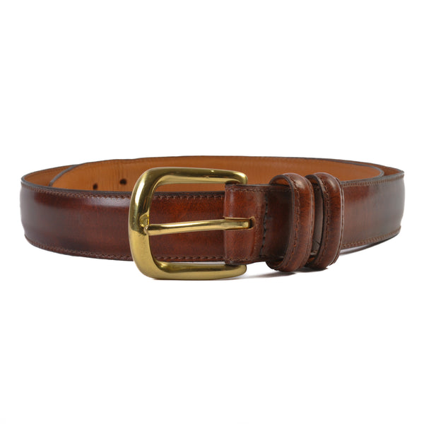 Descente Cobbler Brown Bench Made Belt