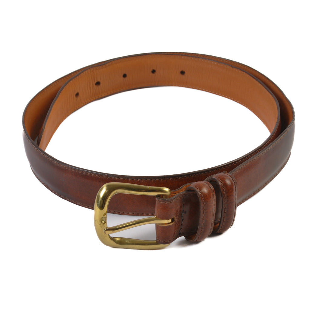 Descente Cobbler Brown Bench Made Belt