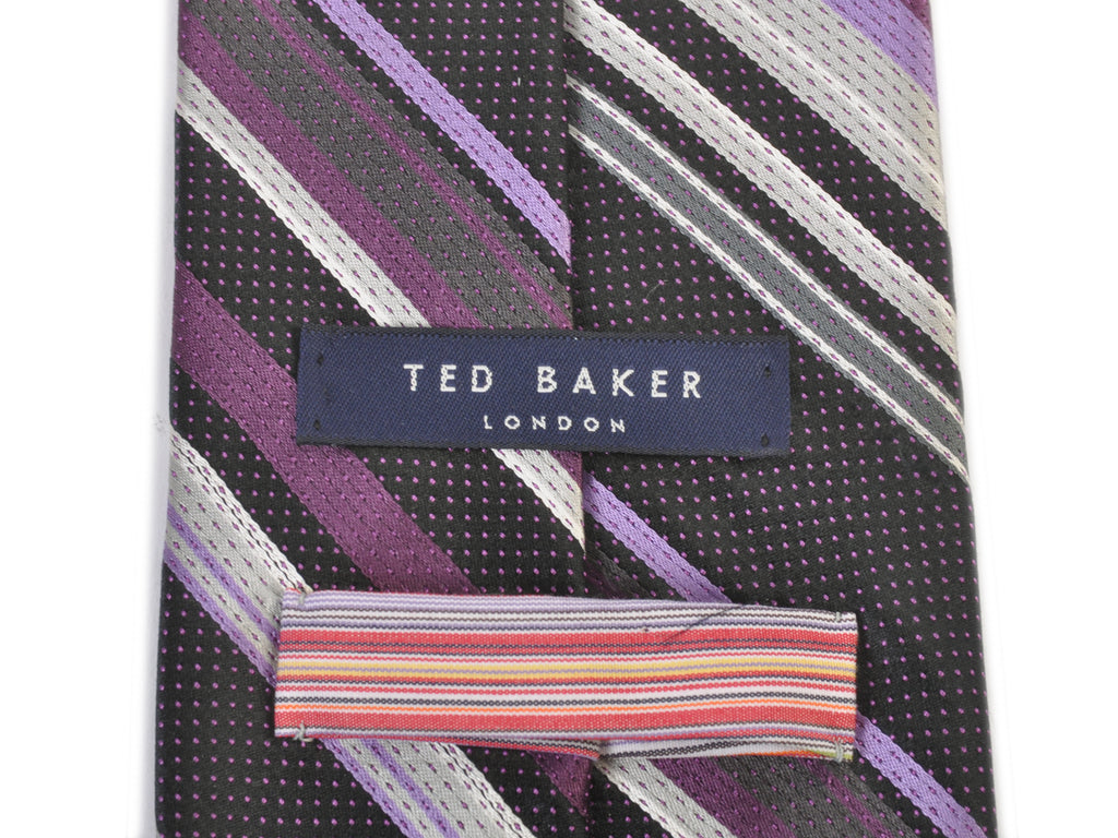 Ted Baker Purple Striped Tie