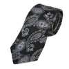 Dion Signature Black Paisley Tie