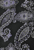 Dion Signature Black Paisley Tie