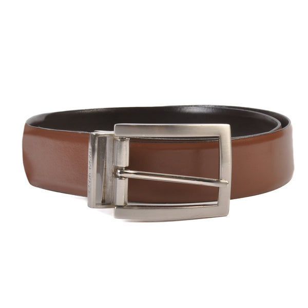 Hugo Boss Brown Leather Reversible Belt