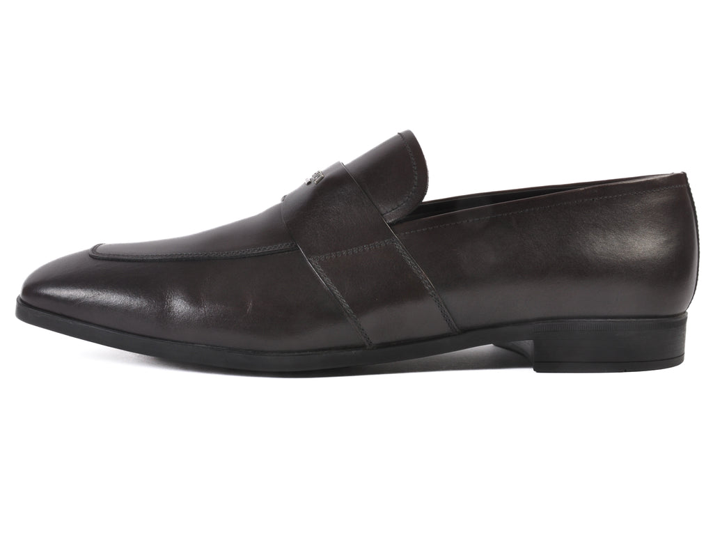Prada Dark Brown Cordovan Calzature Loafers