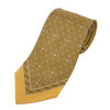 Gianni Versace Vintage Golden Yellow Print Tie