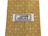 Gianni Versace Vintage Golden Yellow Print Tie