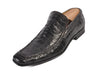 Barracuda Dark Grey Reptile Loafers
