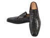 Barracuda Dark Grey Reptile Loafers