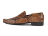 Giorgio Armani Brown Snakeskin Loafers