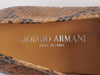 Giorgio Armani Brown Snakeskin Loafers