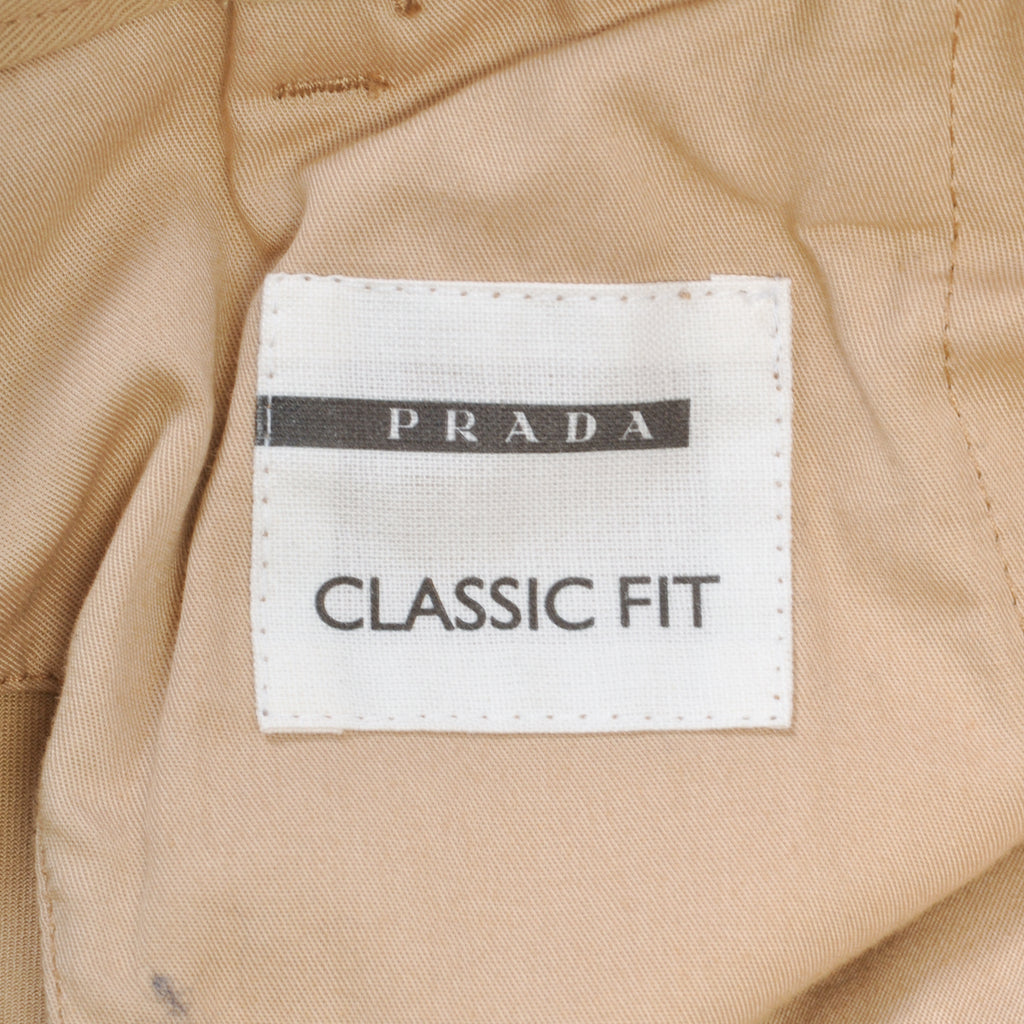 Prada Beige Classic Fit Chinos