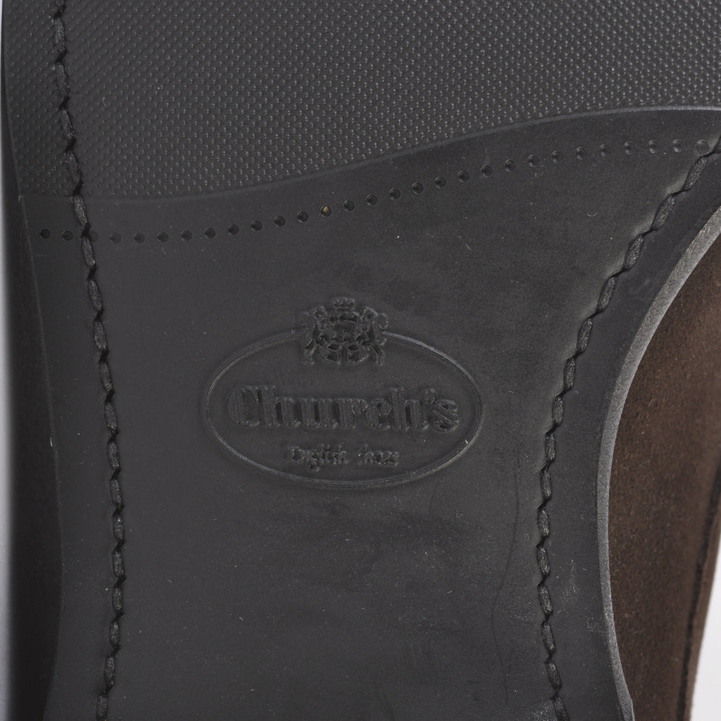 Church’s NWOB Dark Brown Suede Easenhall Cap Toe Boots