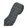 Armani Collezioni Blue on Black Geometric Tie