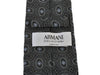 Armani Collezioni Blue on Black Geometric Tie