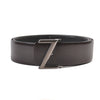 Zegna Dark Brown and Black Reversible Belt