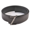 Zegna Dark Brown and Black Reversible Belt