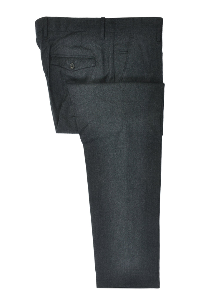 Maurizio Baldassari Charcoal Grey Flannel Cargo