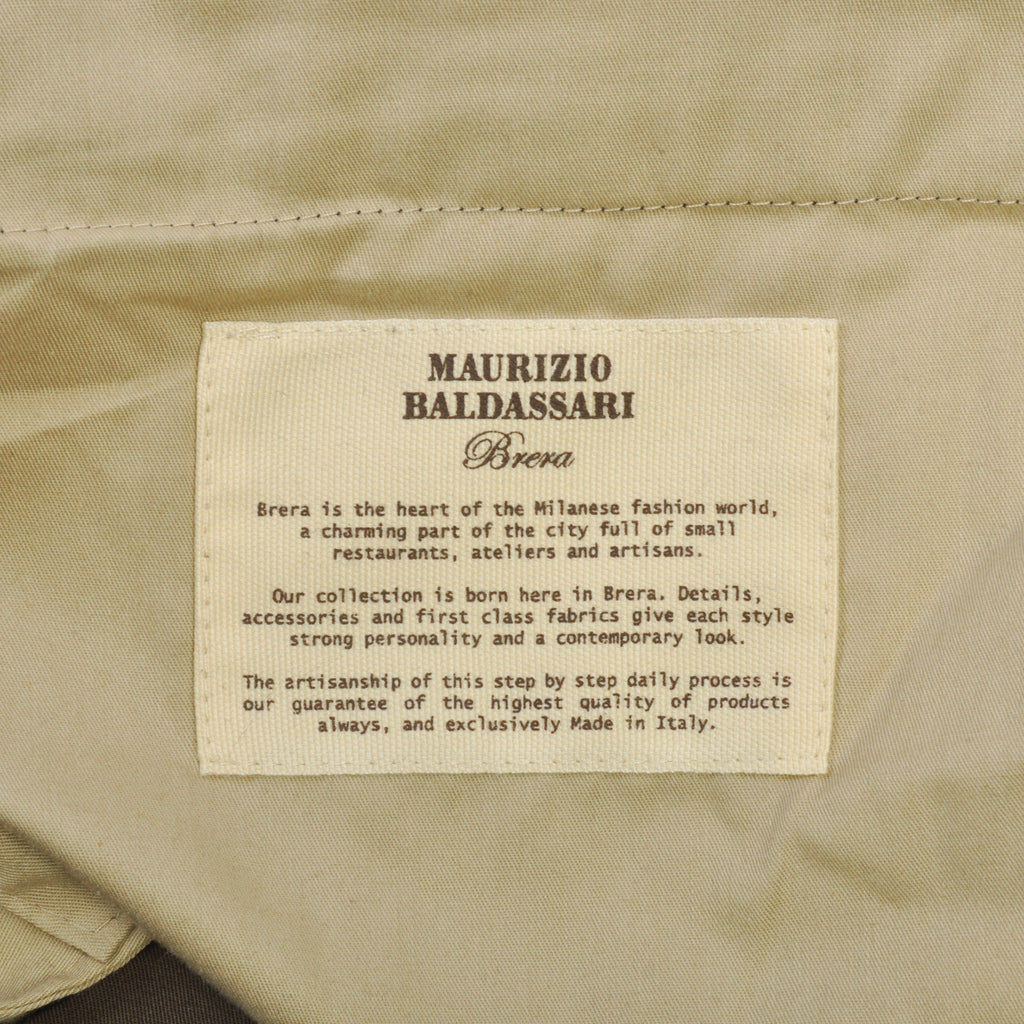 Maurizio Baldassari Charcoal Grey Flannel Cargo