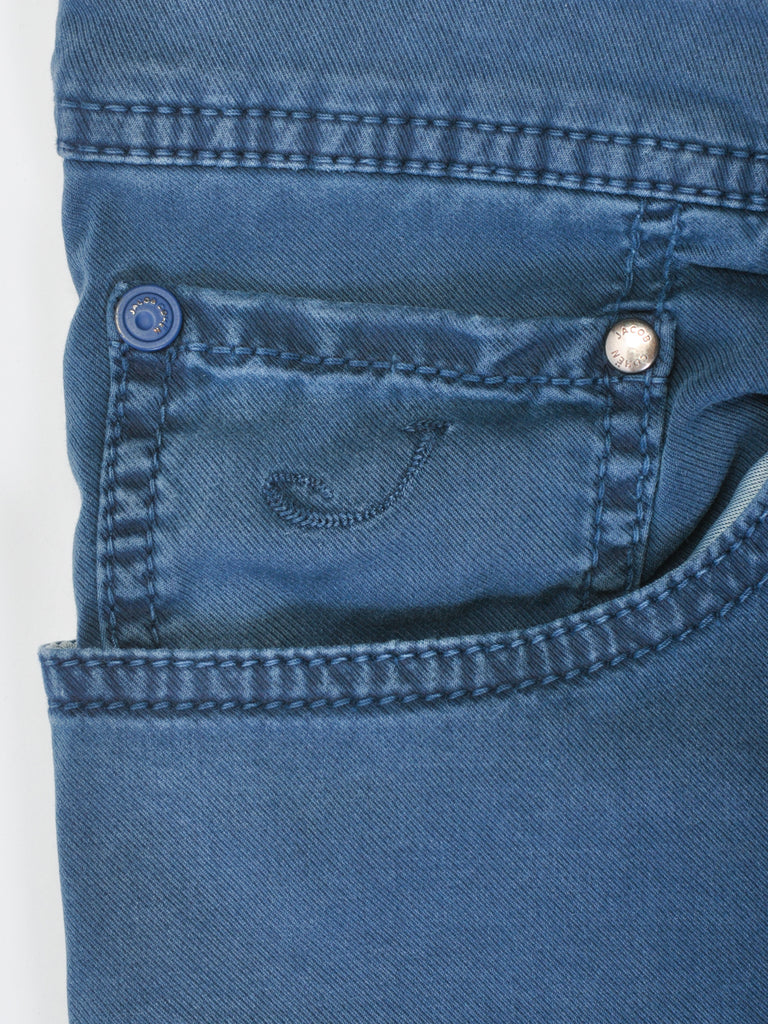 Jacob Cohen Blue 622 5-Pocket Pants