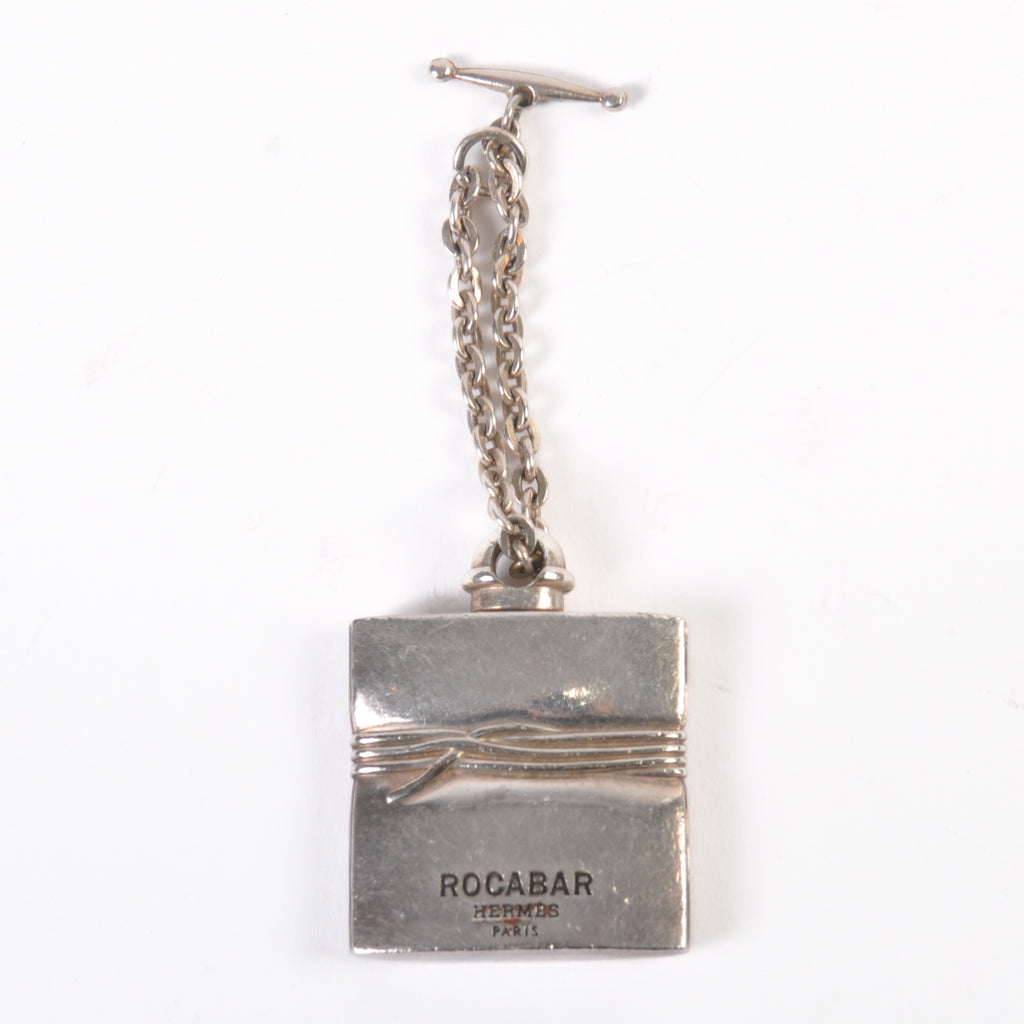 Hermes Silver Rocabar Fragrance Pendant Charm