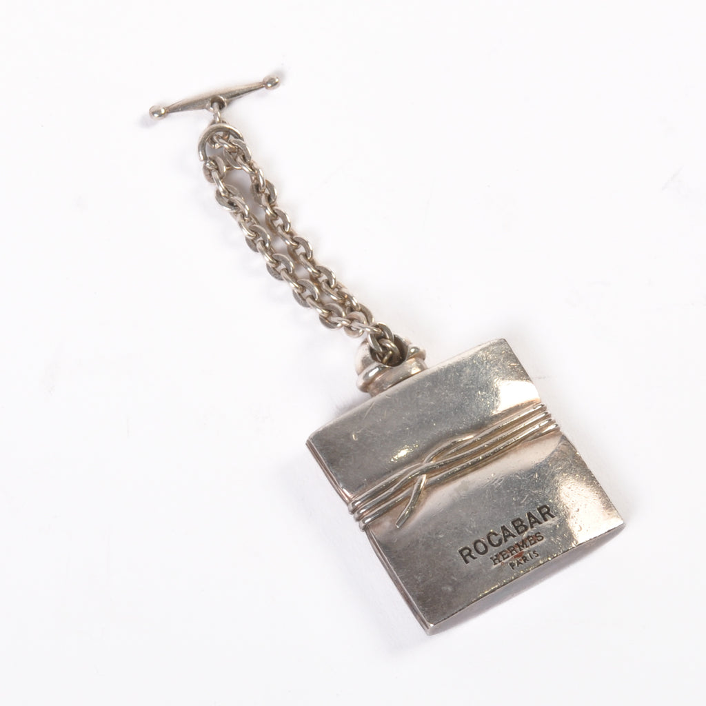 Hermes Silver Rocabar Fragrance Pendant Charm