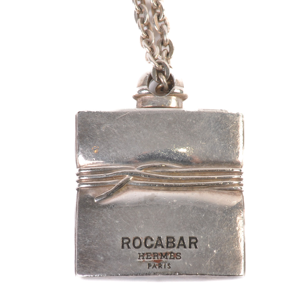 Hermes Silver Rocabar Fragrance Pendant Charm