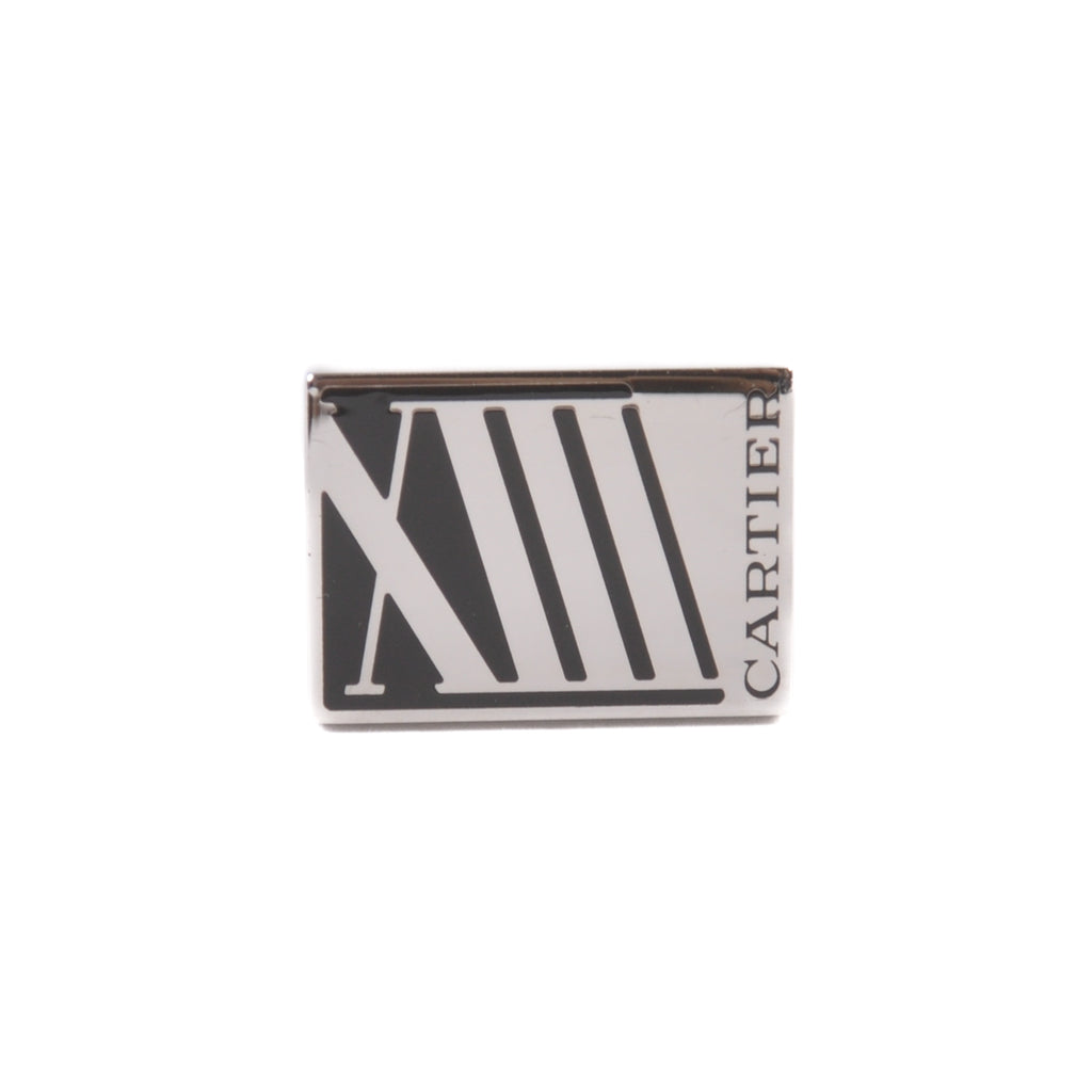 Cartier Silver 13 XIII Cufflinks