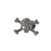 Vivienne Westwood Black Jeweled Skull and Crossbones Cufflinks