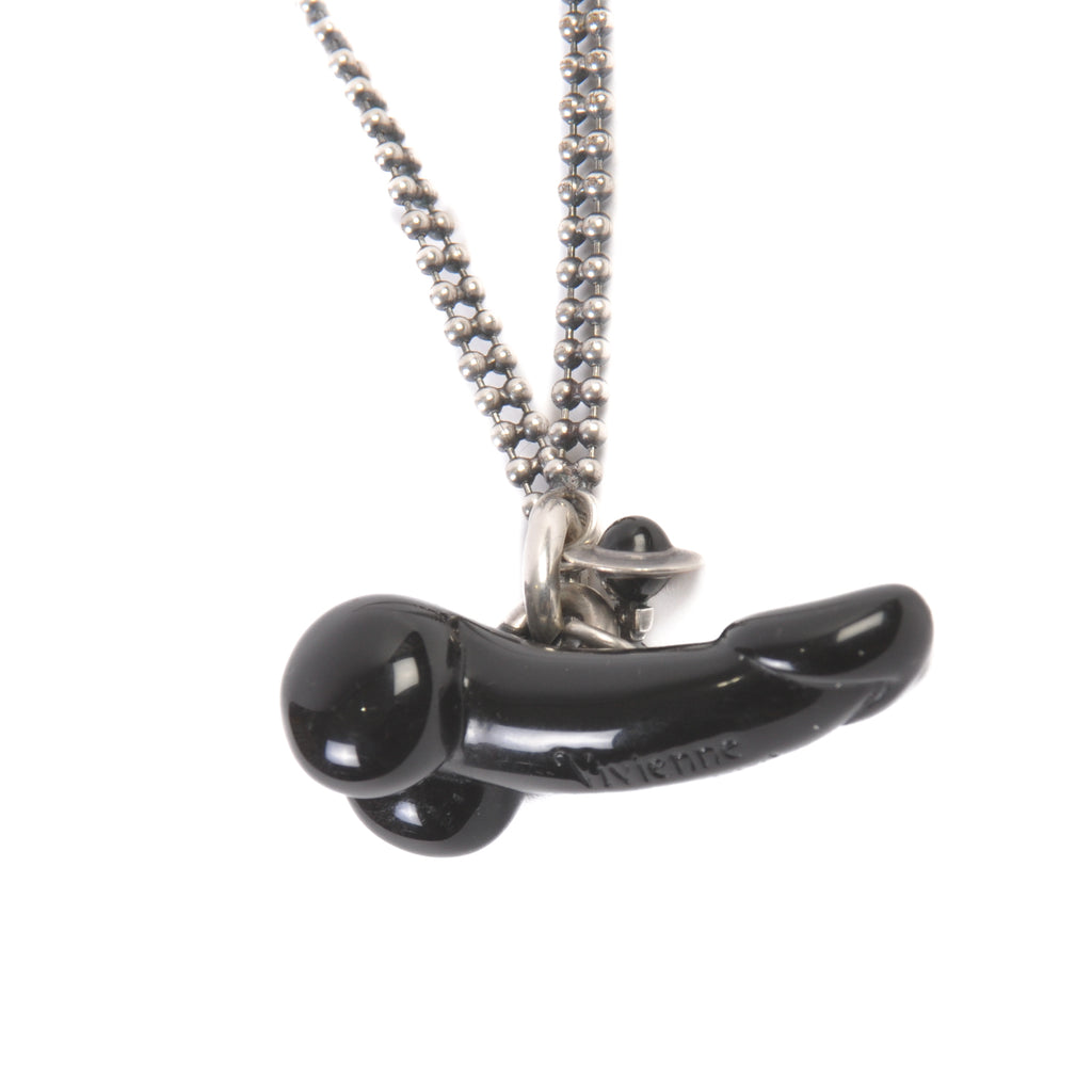 Vivienne Westwood Black Cock Pendant Necklace