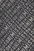 Missoni Grey on Black Warped Text Patterned Tie